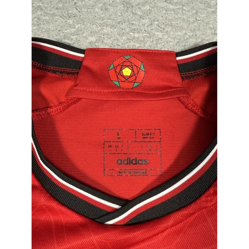 Manchester United Home Soccer Futbol Jersey 2023/2024 Adidas‎ Mens Large Red